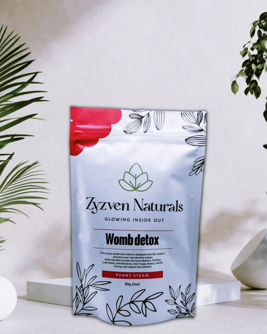 Womb Detox Yoni Steam for Feminine Balance – 80g | Zyzven Naturals