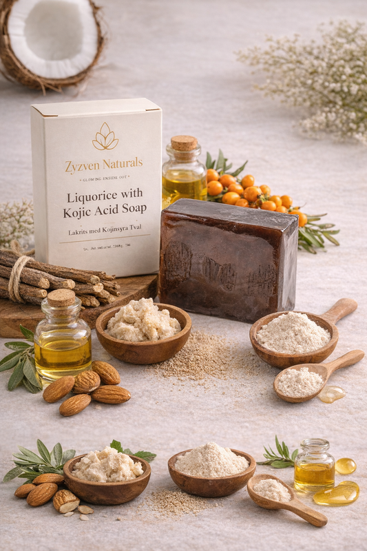 Zyzven Naturals Liquorice with Kojic Acid Soap – 200 g