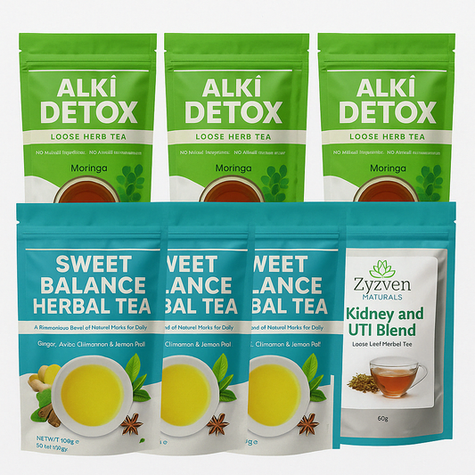 3 Month Diabetic Flush Herbal Cleanse Plan | Zyzven Naturals