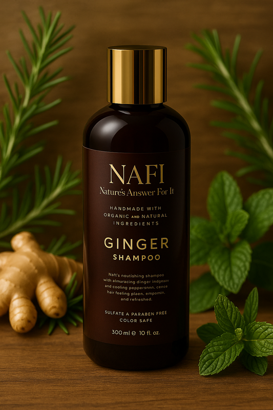 Zyzven Naturals and NAFI Ginger Shampoo - 300ml