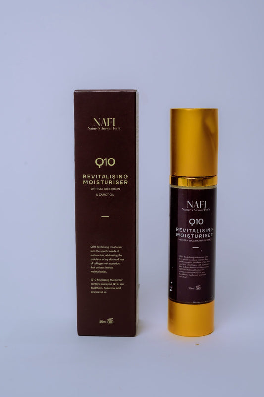 Zyzven Naturals & Nafi Coenzyme Q10 Moisturiser Enriched with Carrot and Sea Buckthorn - 50ml