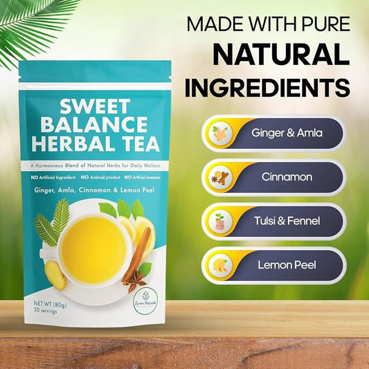 Zyzven Naturals Sweet Balance Herbal Tea – 80g