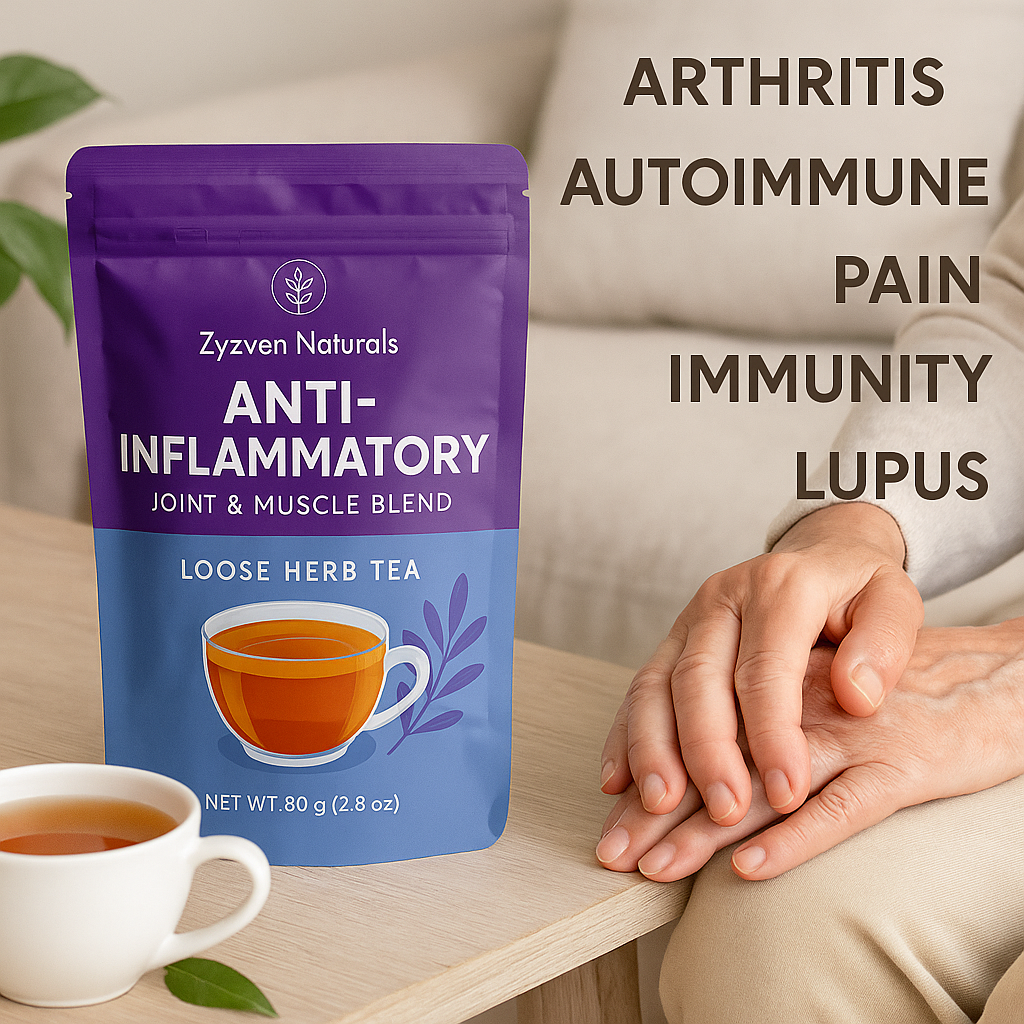 Anti-Inflammatory Joint & Muscle Tea – 80g | Zyzven Naturals