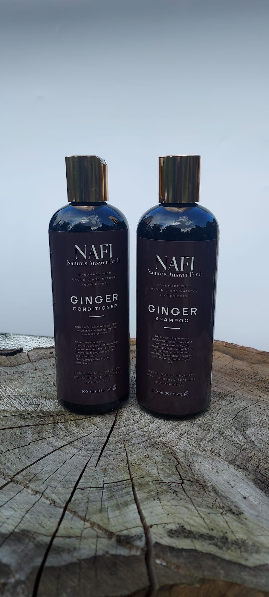 Zyzven Naturals och NAFI ingefärsbalsam 300ml