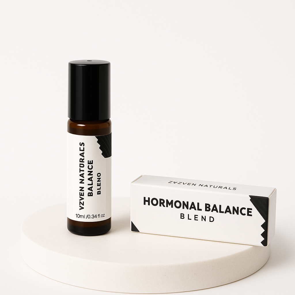 Zyzven Naturals Hormone Balancing Roller – Unisex Aromatherapy Support