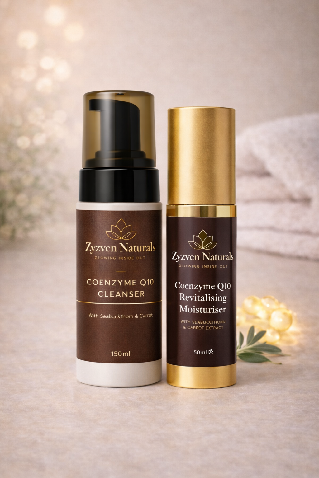 Zyzven Naturals | Coenzyme Q10 Moisturiser – Firming & Radiance Support | 50ml