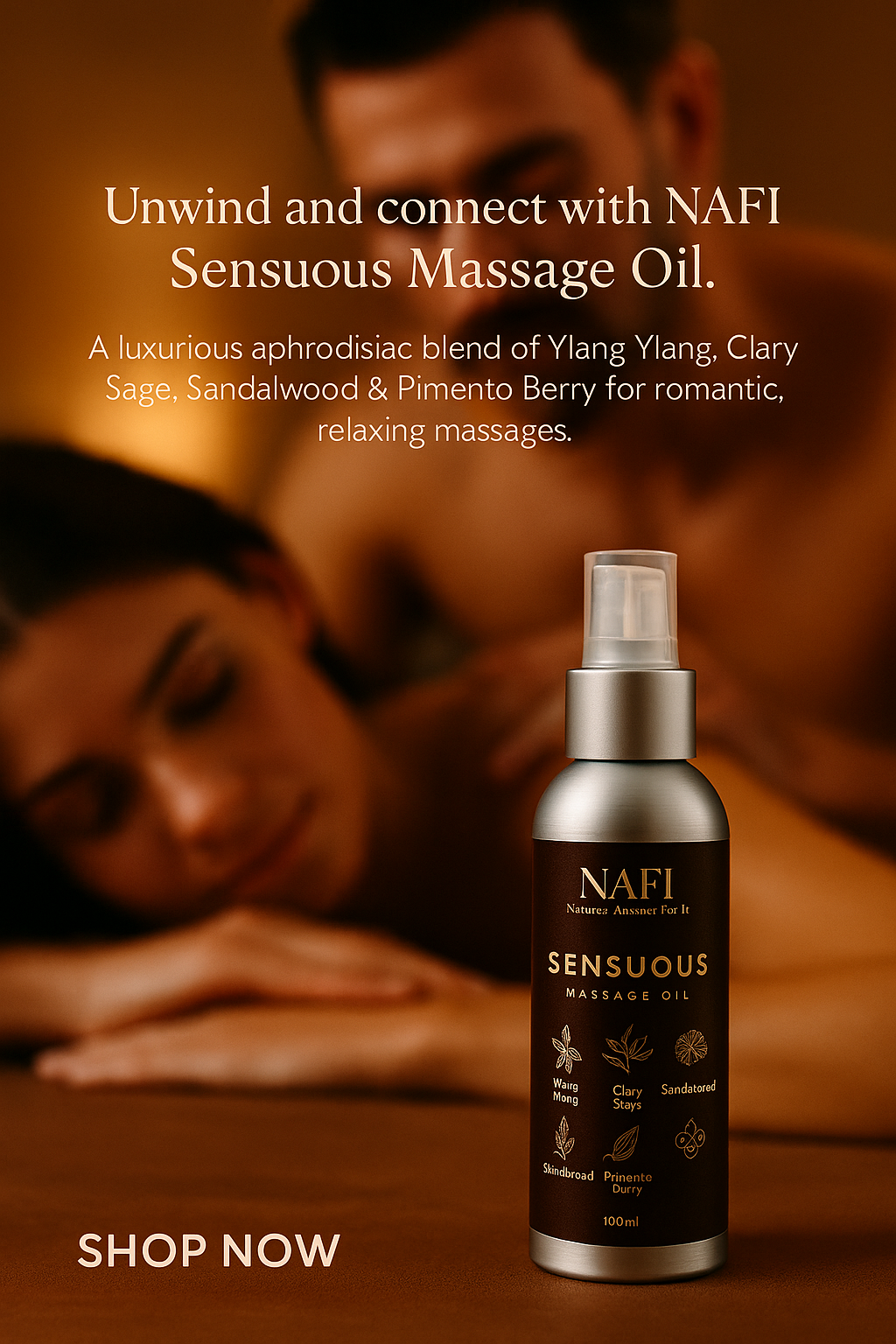 NAFI Sensuell Massageolja