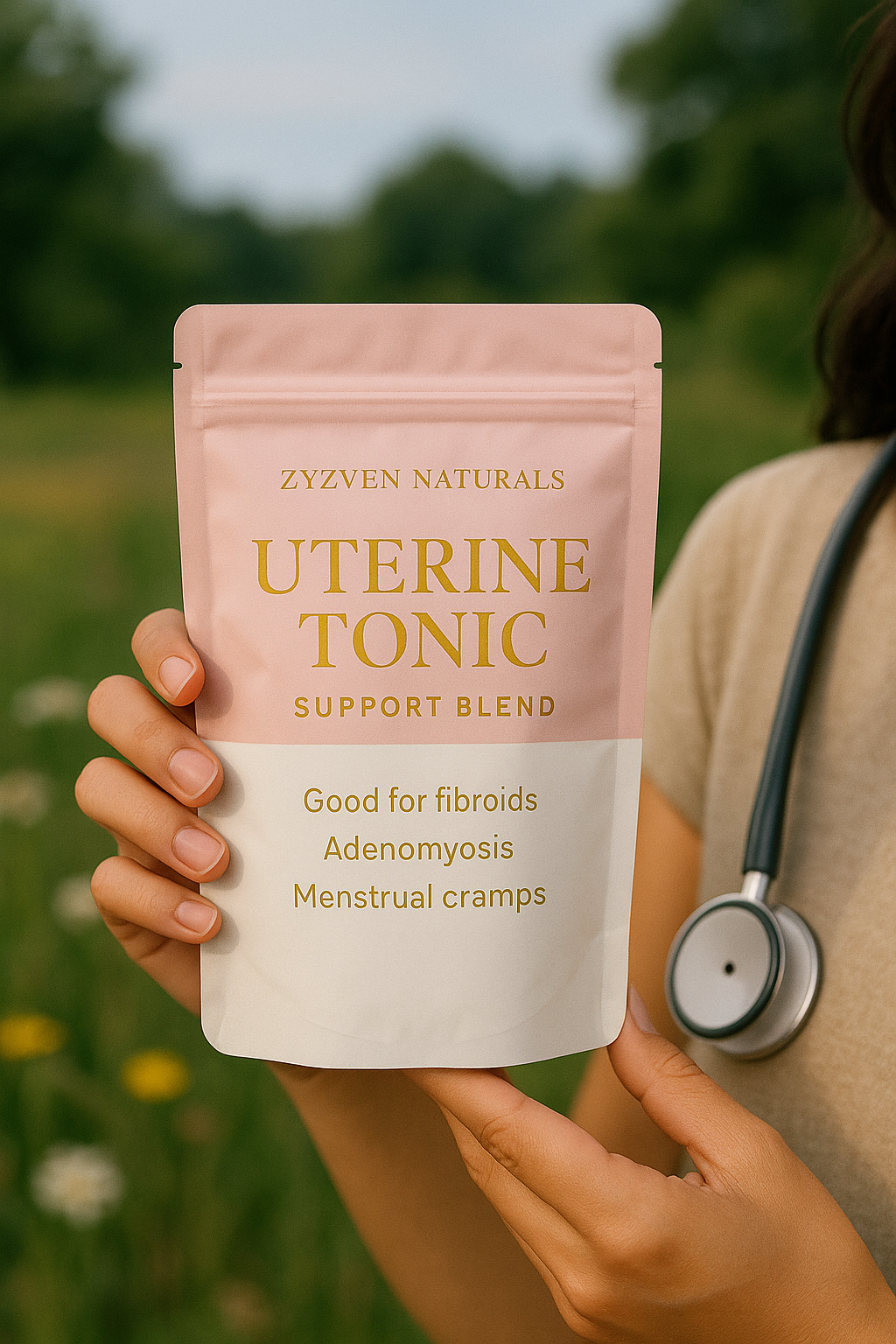 Uterine Tonic Herbal Tea for Cycle Support – 80g | Zyzven Naturals