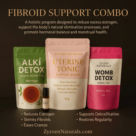 Uterine Fibroid Wellness Bundle | Women's Hormone Balance & Womb Support Kit