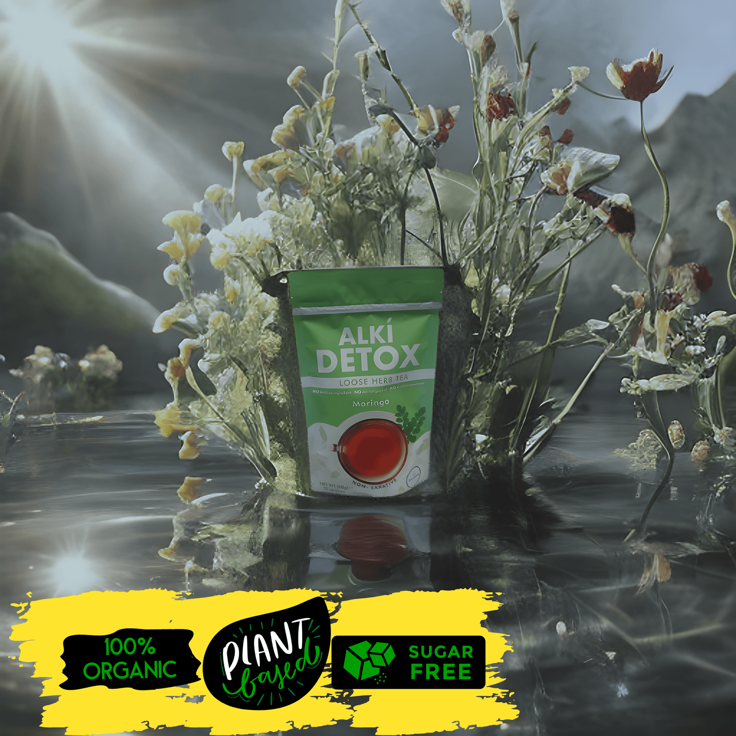 Alki Detox Herbal Loose Leaf Tea with Moringa