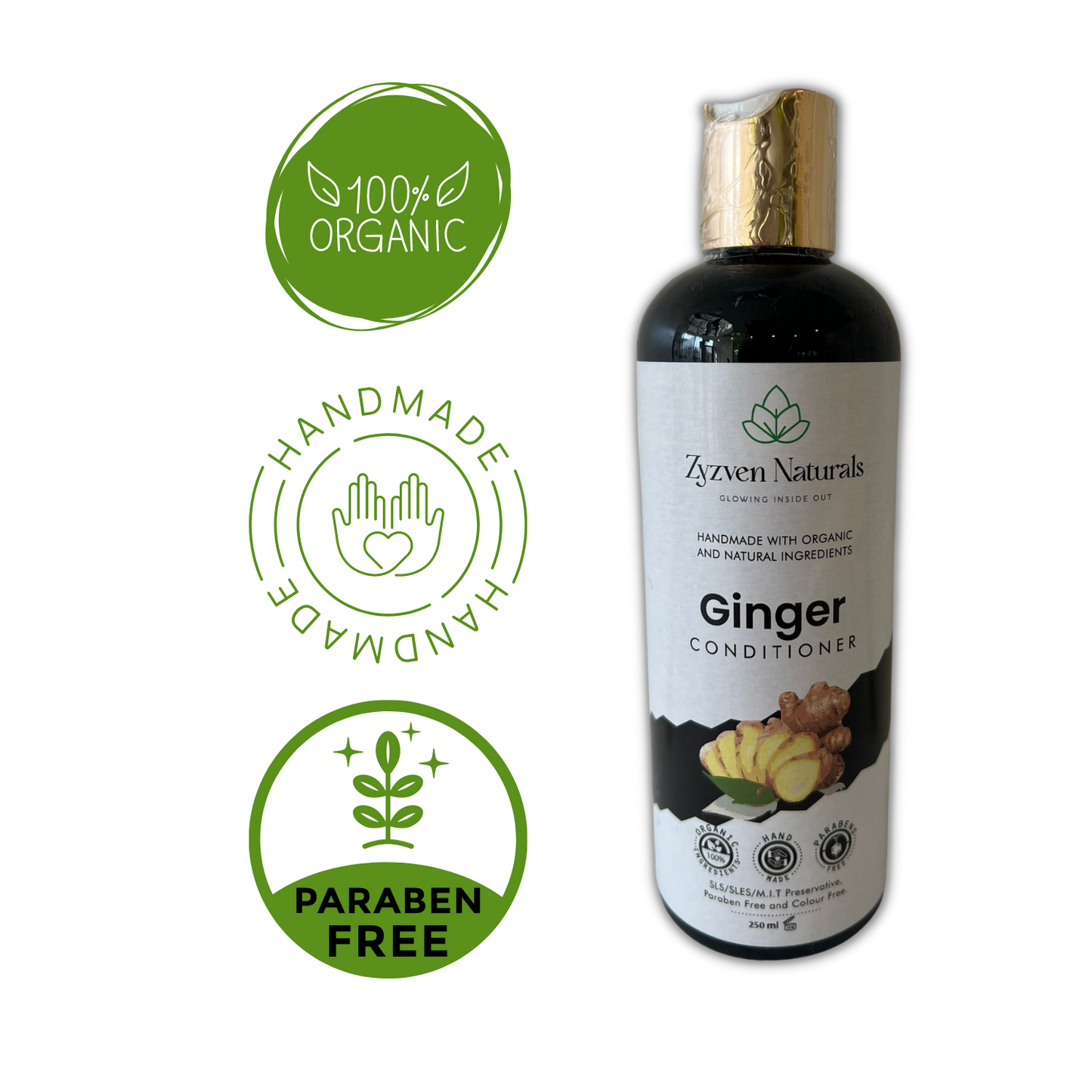 Zyzven Naturals och NAFI ingefärsbalsam 300ml
