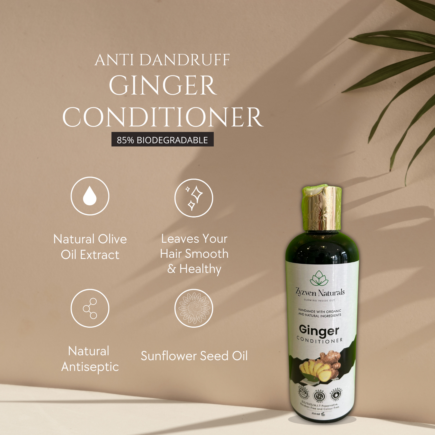 Zyzven Naturals och NAFI ingefärsbalsam 300ml