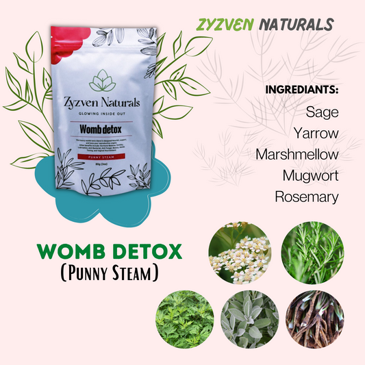 Womb detox (punny steam)