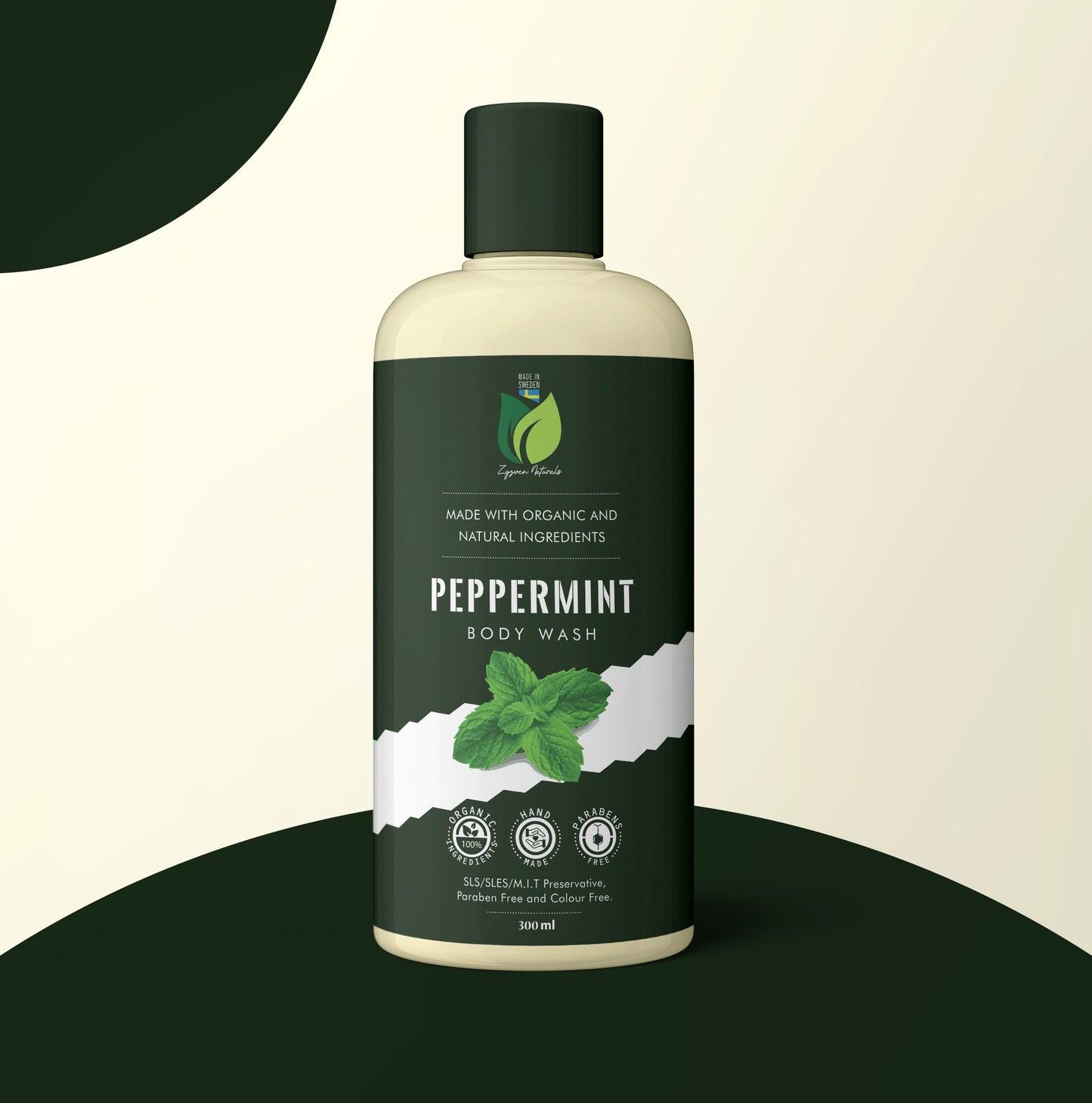 Återupplivande duschtvål med pepparmyntseffekt