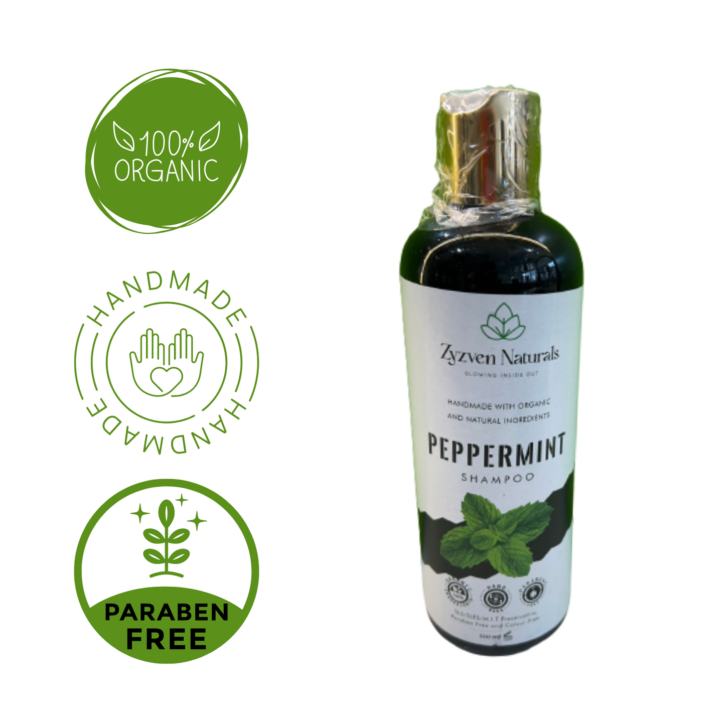 Zyzven Naturals Peppermint Shampoo – 300 ml