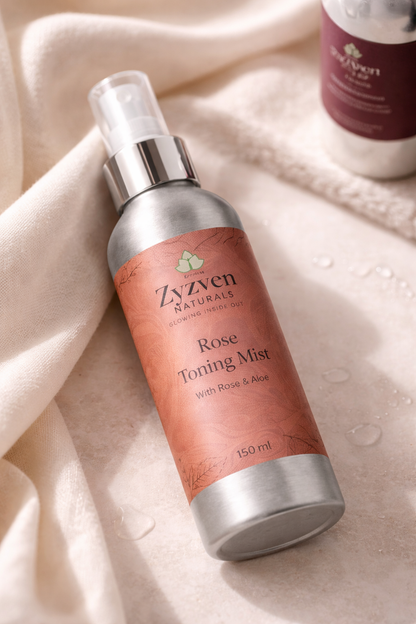 Zyzven Naturals | Rose Toning Mist – Rose & Aloe | 150ml