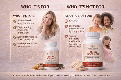 Advanced Hormone Balance & PCOS Support Capsules for Women
Insulin Resistance • Ovulation • Cycle Regularity • Fertility & Metabolic Support