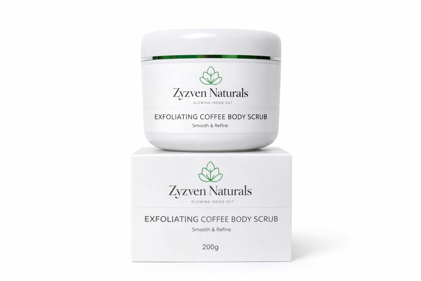 Zyzven Naturals Exfoliating Body Scrub 200g – Handmade Coffee Body Scrub