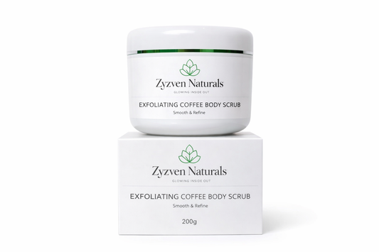 Zyzven Naturals Exfoliating Body Scrub 200g – Handmade Coffee Body Scrub