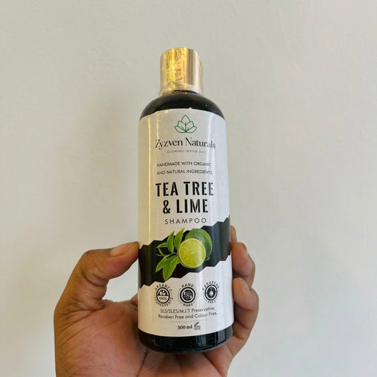 Schampo Tea Tree & Lime (300ml) | Ekologiskt klargörande schampo med Tea Tree, Lime & Rosmarin