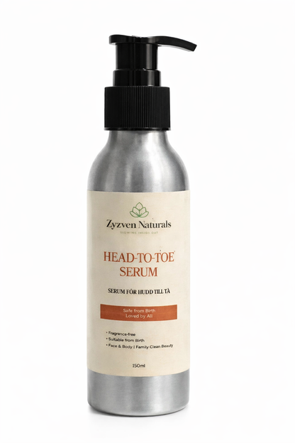 Zyzven Naturals Head to Toe Serum (Cream) – Gentle Family Moisturiser (From Birth) | 150ml