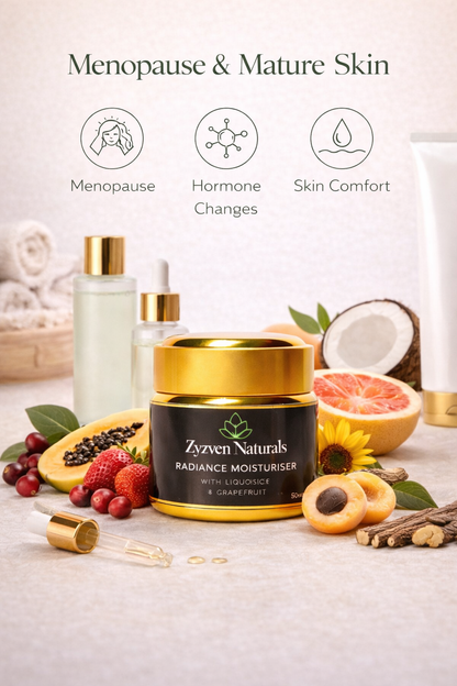Zyzven Naturals Radiance Moisturiser (Liquorice & Grapefruit) – 50ml