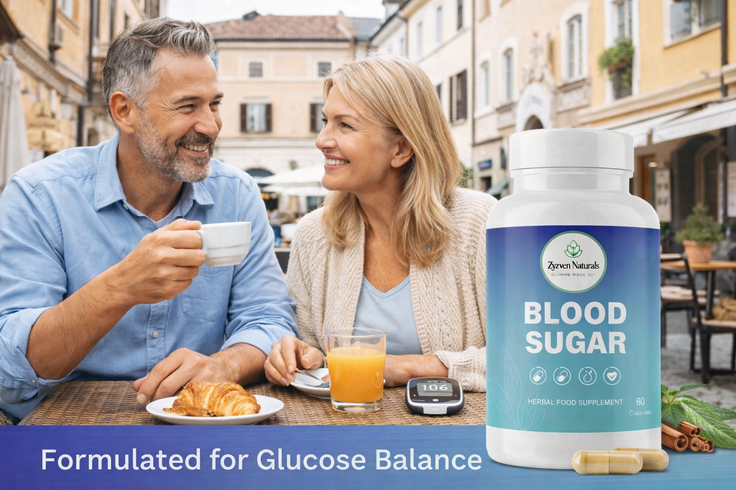 Zyzven Naturals Blood Sugar Control Capsules – 60 Count