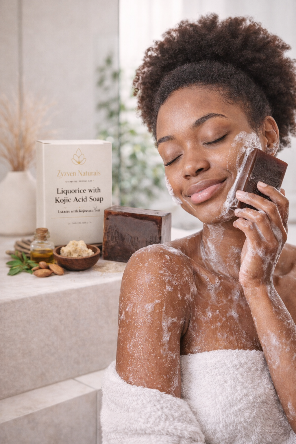 Zyzven Naturals Liquorice with Kojic Acid Soap – 200 g
