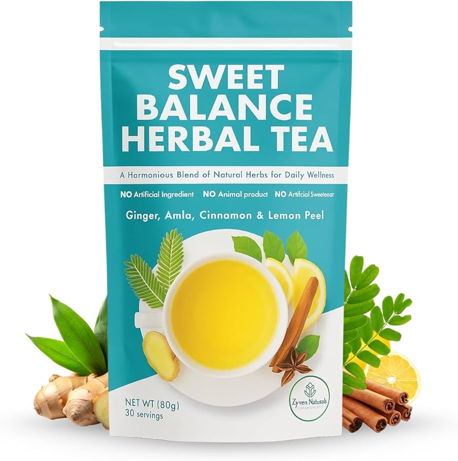 Zyzven Naturals Sweet Balance Herbal Tea – Glucose & Insulin Support 80g