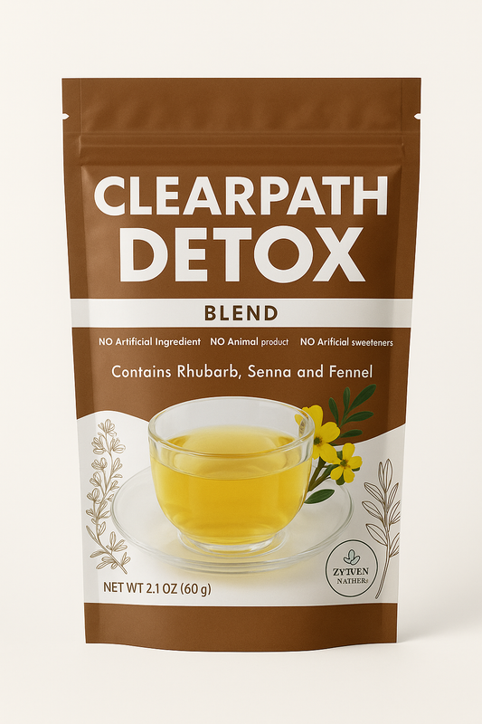 Zyzven Naturals Clearpath Detox – Gentle Colon Cleanse Tea Blend (60g)