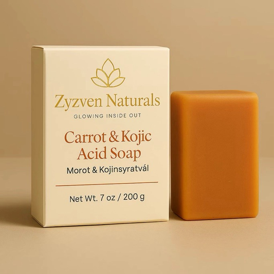 Carrot & Kojic Acid Soap – Large 200 g Bar