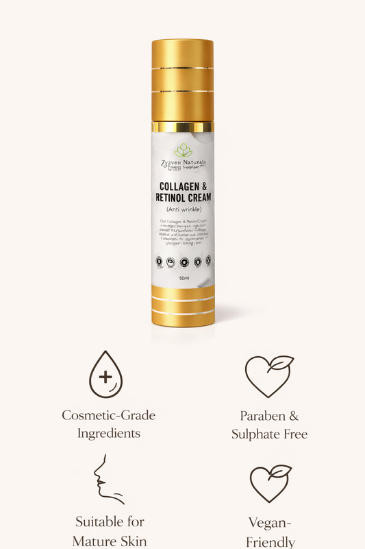 Zyzven Naturals Collagen & Retinol Moisturiser – 50ml