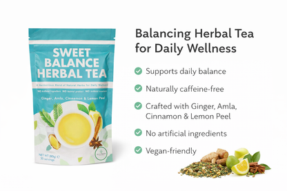 Zyzven Naturals Sweet Balance Herbal Tea – 80g