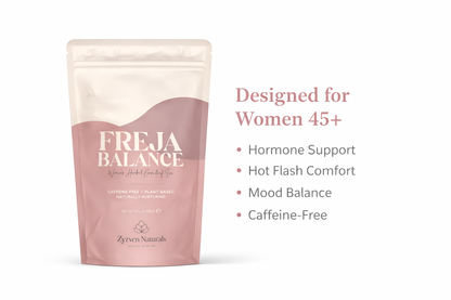 Freja Balance™ Menopause Tea – Hormone Support Herbal Tea for Women 45+ | Perimenopause Relief | Hot Flash & Mood Support | Loose Leaf Women’s Wellness Blend (80g)