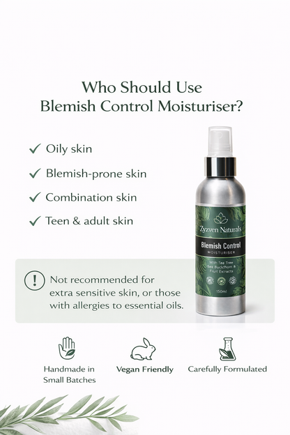 Zyzven Naturals Blemish Control Moisturiser – 150ml