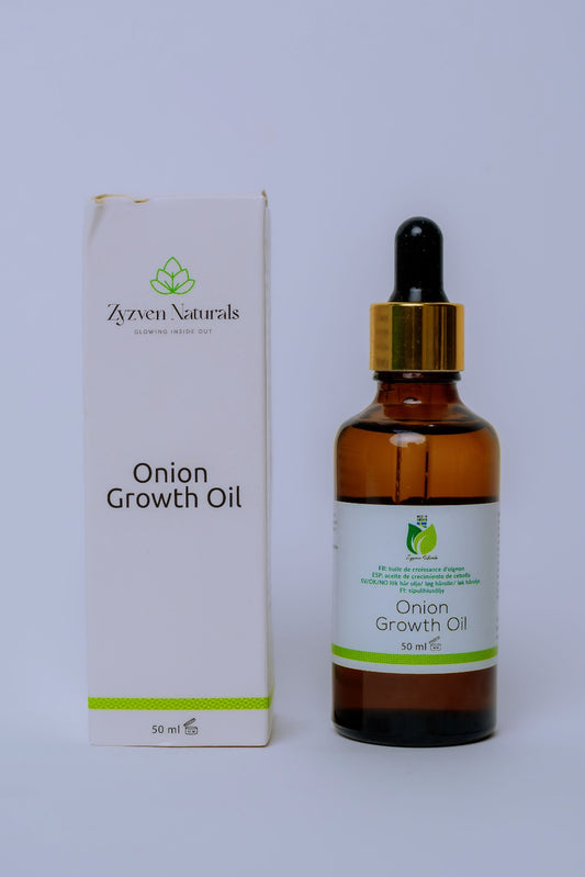 **Zyzven Naturals &amp; NAFI Onion Growth Oil - En naturlig lösning för håråterväxt**
 50 ml