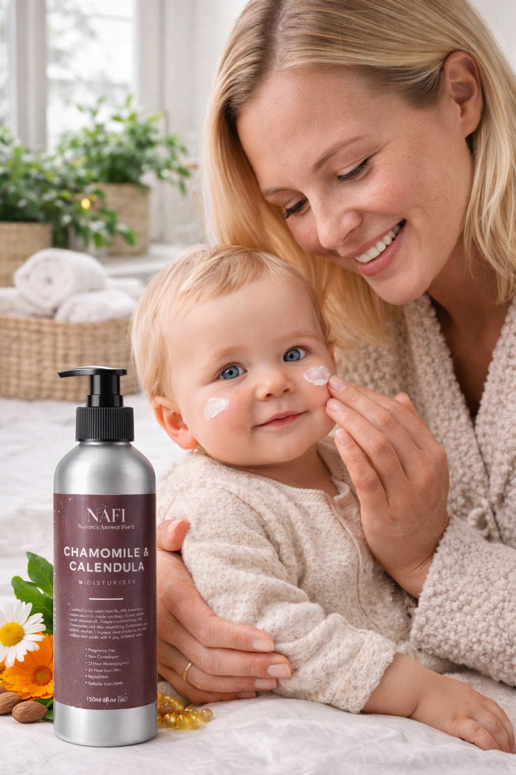 Zyzven Naturals Head-to-Toe Serum – NAFI Chamomile & Calendula Moisturiser 150ml