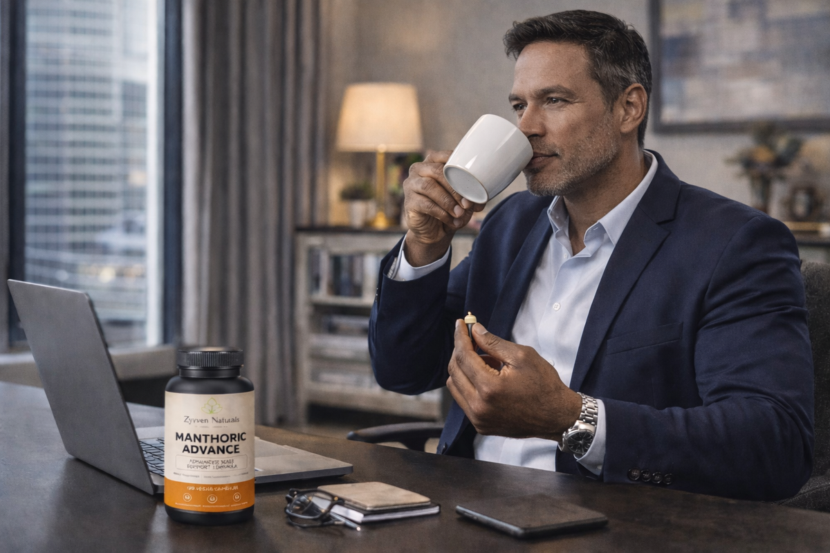Manthoric Advance men's vitality capsules