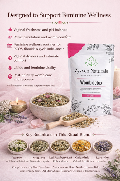 Zyzven Naturals | Womb Detox (Yoni Steam / Punny) – 80g