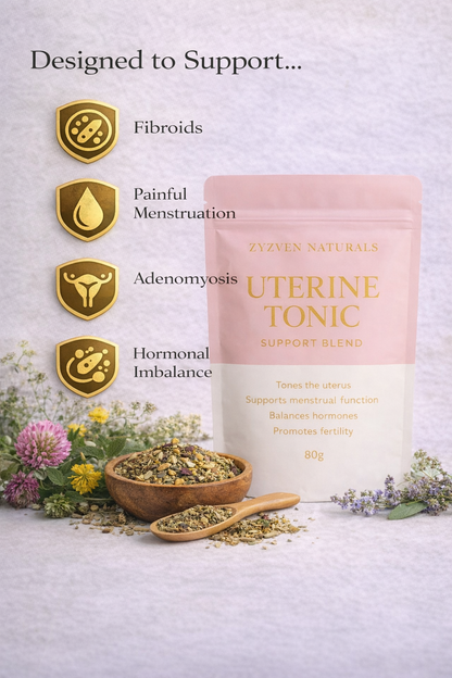 Zyzven Naturals | Uterine Tonic Herbal Blend – 80g