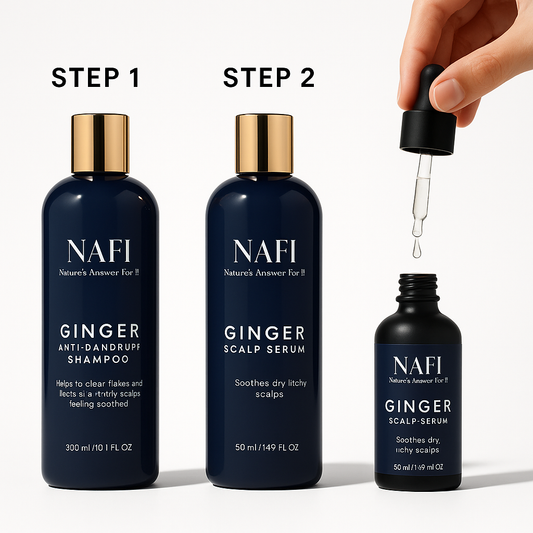 NAFI Ginger Anti-Dandruff Hair Care Combo