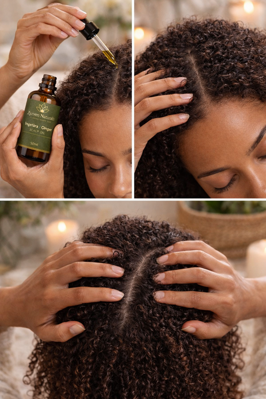 Zyzven Naturals | Ginger Scalp Oil – Dandruff & Growth Support | 50ml