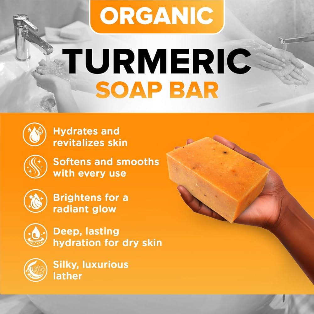 Turmeric with Orange and Sea buckthorn soap