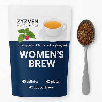 Zyzven Naturals Women’s Brew Tea – Premium Herbal Support for Hormone & Fertility Health | 60g