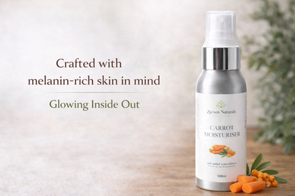 Zyzven Naturals Carrot & Sea Buckthorn Moisturiser 100ml – Handmade Facial Moisturiser