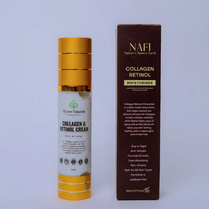 Collagen & Retinol Moisturizer | Organic Anti-Aging Face Cream (50ml)