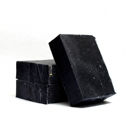 Charcoal & Lavender Soap | Detoxifying Handmade Bar Soap for Face & Body (100g)