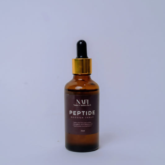 Peptide Booster Facial Serum (50ml) | Organic Anti-Aging & Skin Firming Serum