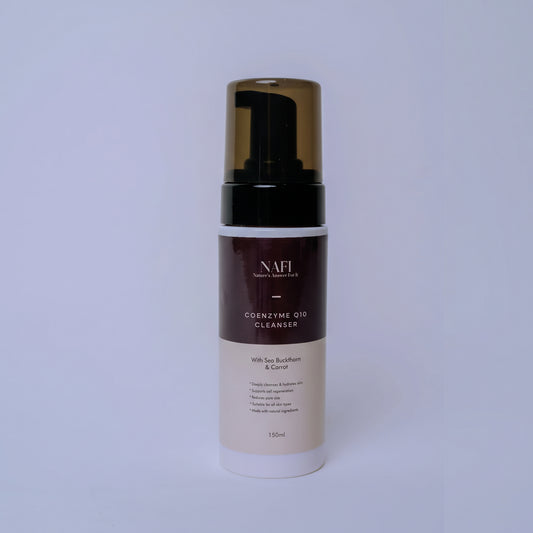 Coenzyme Q10 Facial Cleanser | Organic Anti-Aging Face Wash with Sea Buckthorn & Carrot (150ml)