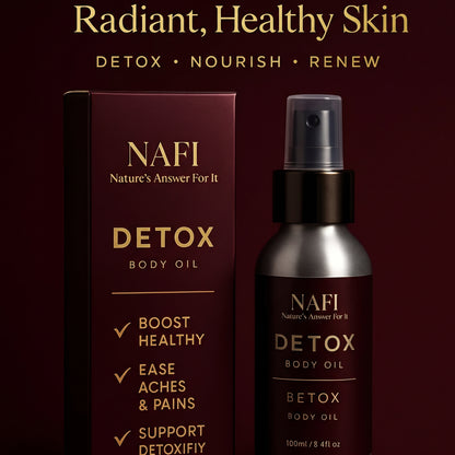 Detox Massage Oil 100ml – Natural Circulation & Muscle Relief
Boost Circulation • Relieve Aches • Detox Naturally